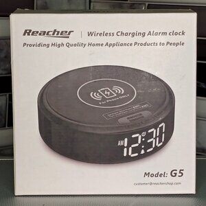 Wireless Charger Alarm Station with Digital LED display - G5 Model - New in Box